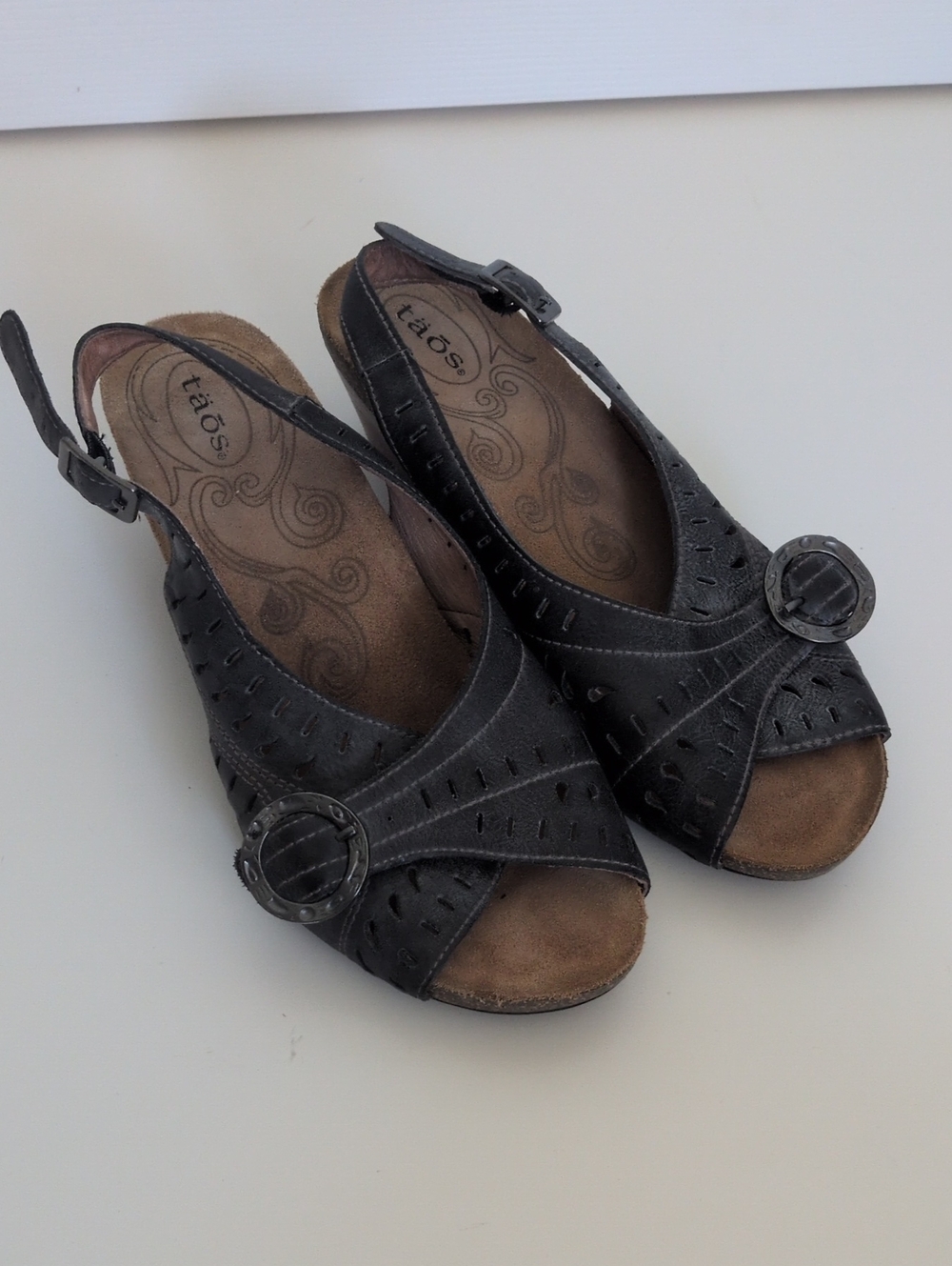 Taos Slinger Heeled Sandal - Graphite - 7